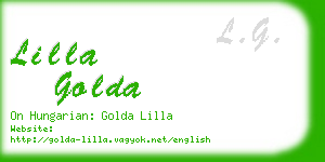 lilla golda business card